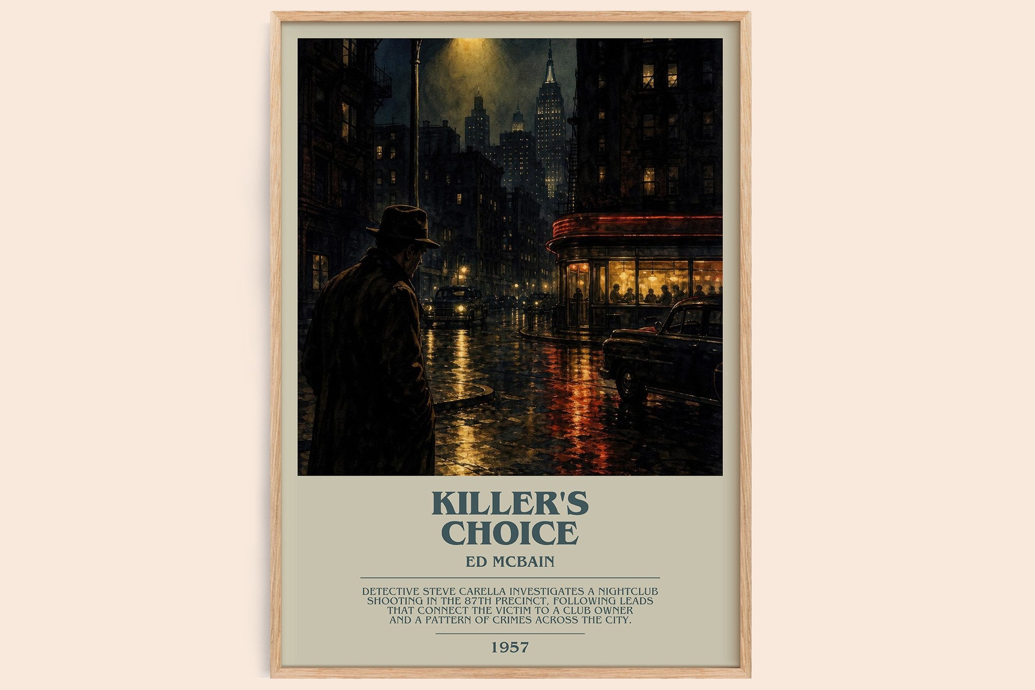 Killer's Choice Bookish Wall Art by Ed McBain