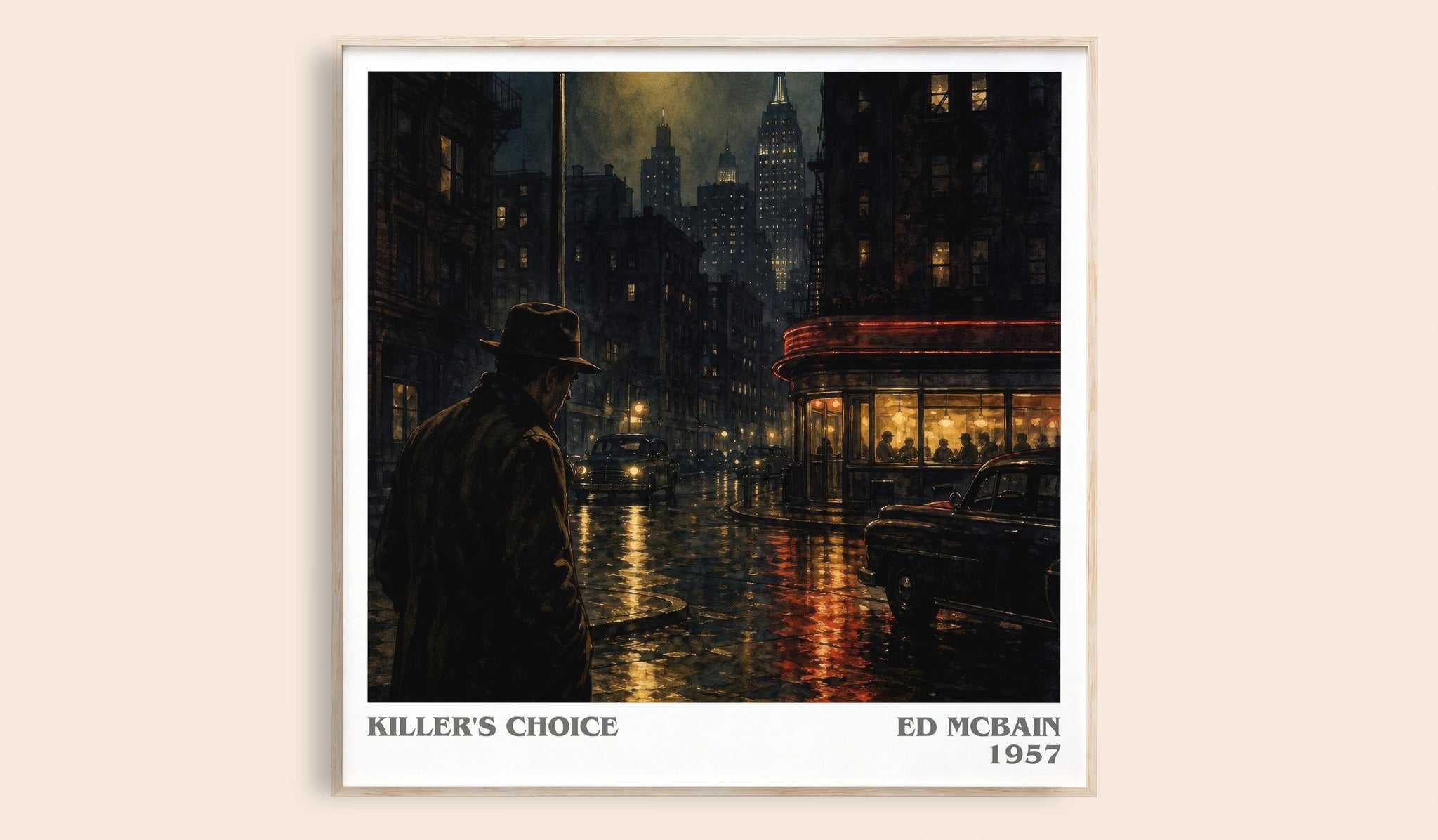 Killer's Choice Literary Art Print by Ed McBain