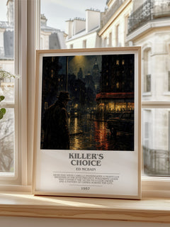 Killer's Choice bookish poster colour and style options – Ed McBain book art