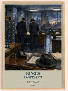 King's Ransom Book Cover Poster by Ed McBain – image 1