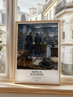 King's Ransom Book Cover Poster by Ed McBain – image 2