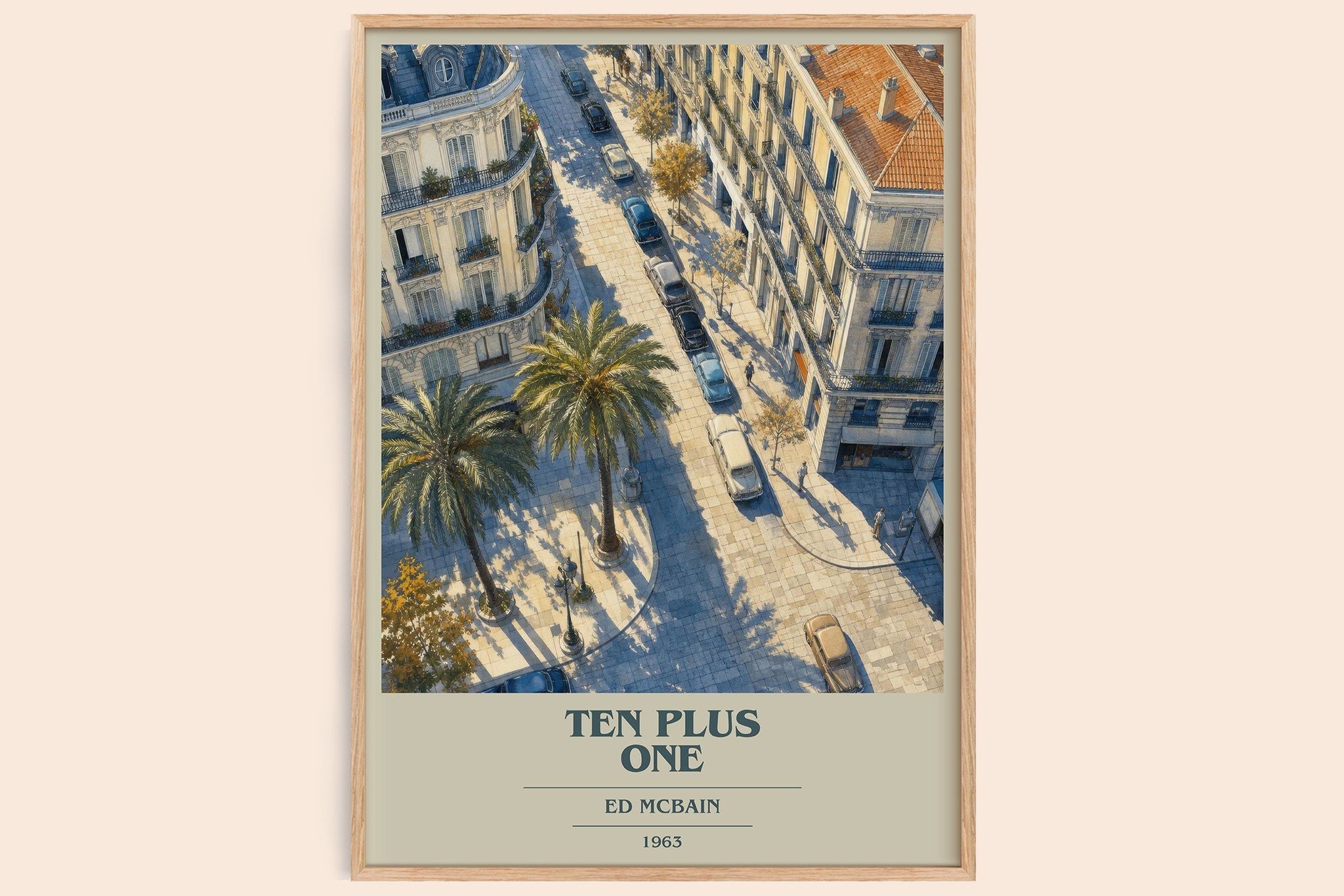 Ten Plus One Book Cover Poster by Ed McBain