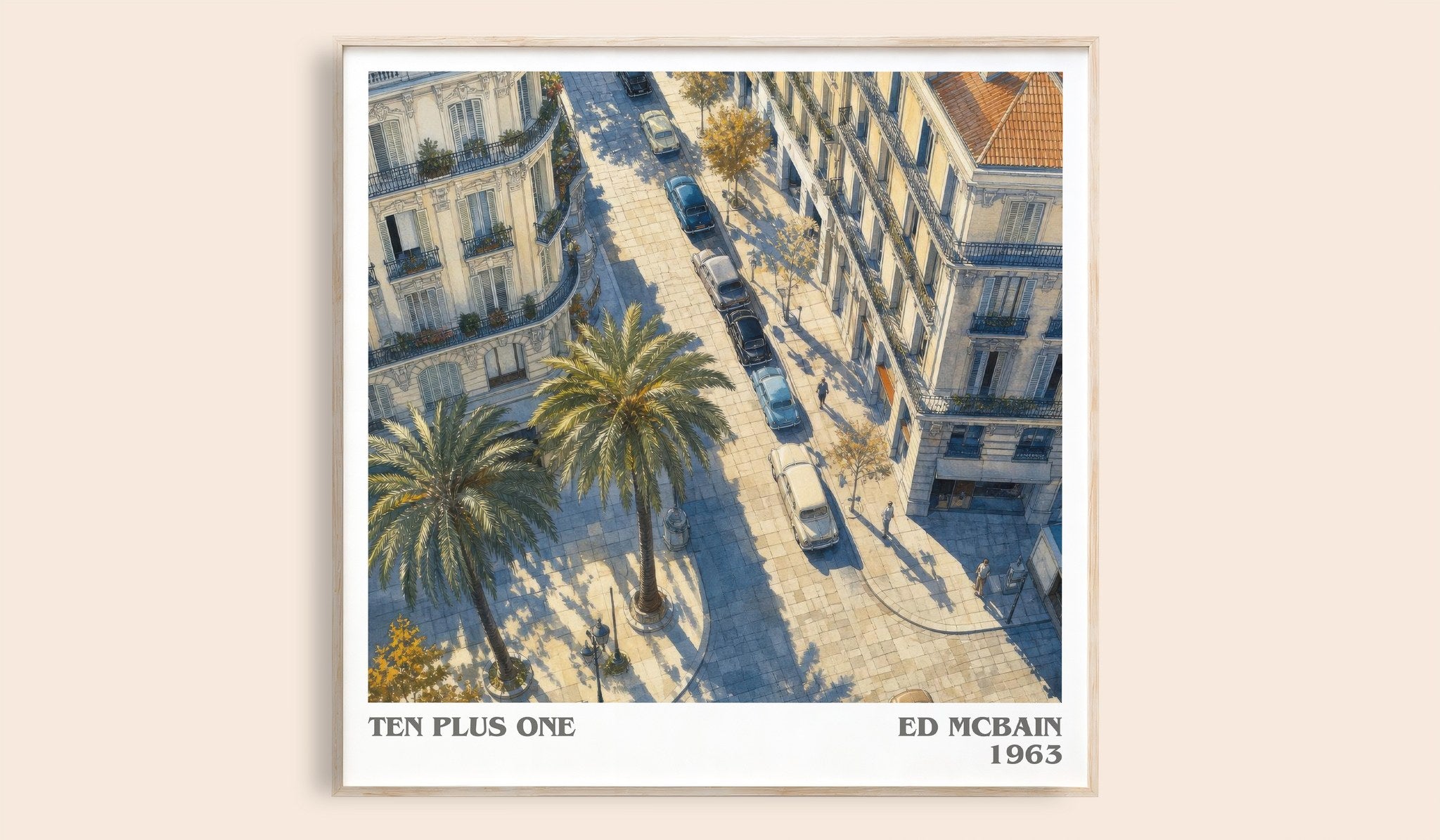 Ten Plus One Literary Art Print by Ed McBain