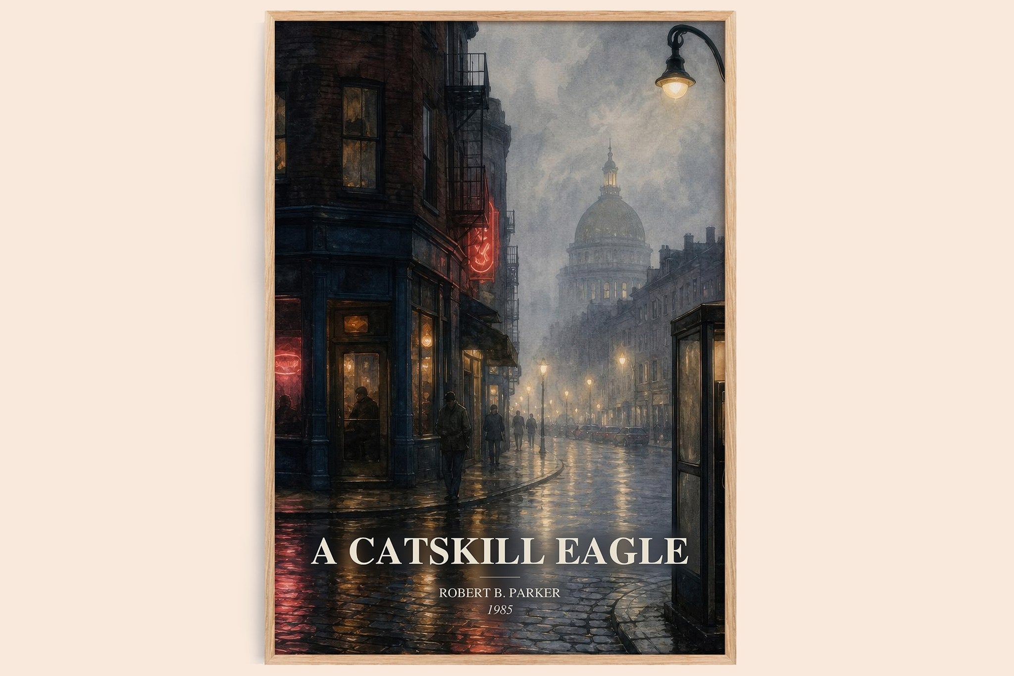 A Catskill Eagle Book Watercolour Illustration by Robert B. Parker