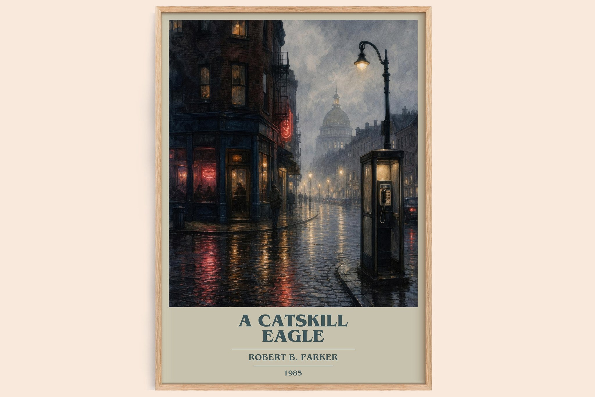 A Catskill Eagle Book Cover Poster by Robert B. Parker