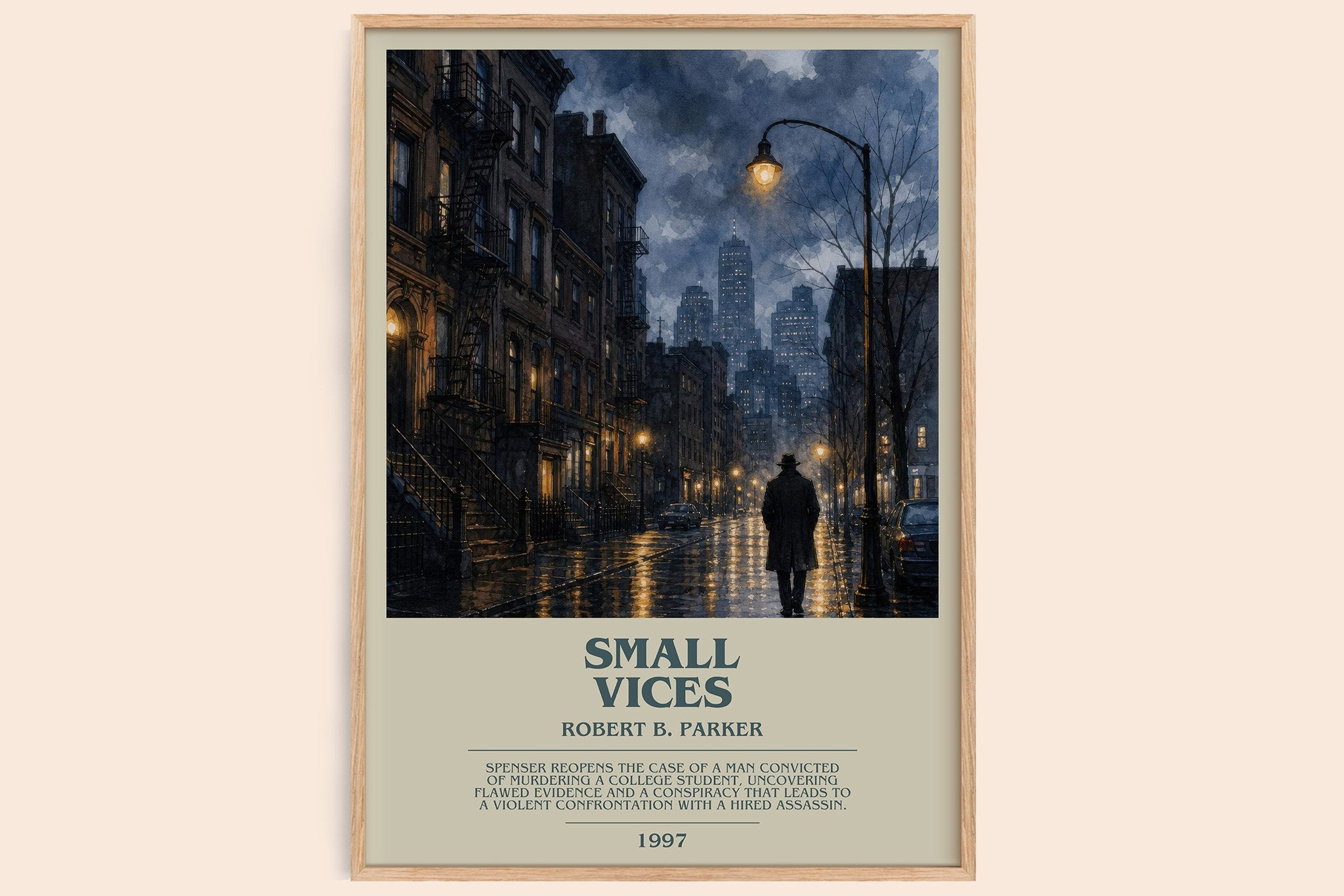 Small Vices Bookish Wall Art by Robert B. Parker