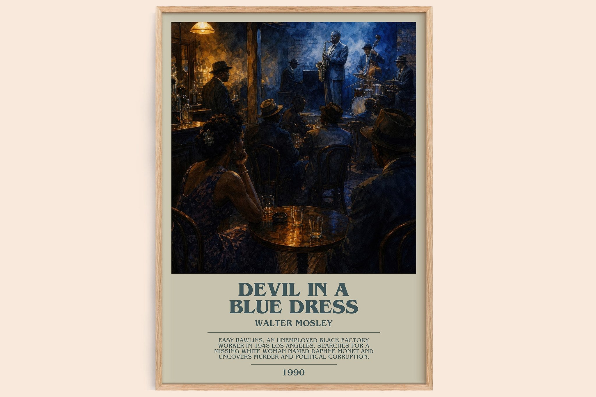 Devil in a Blue Dress Bookish Wall Art by Walter Mosley