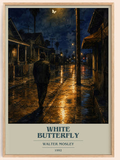 White Butterfly Book Cover Poster by Walter Mosley – image 1