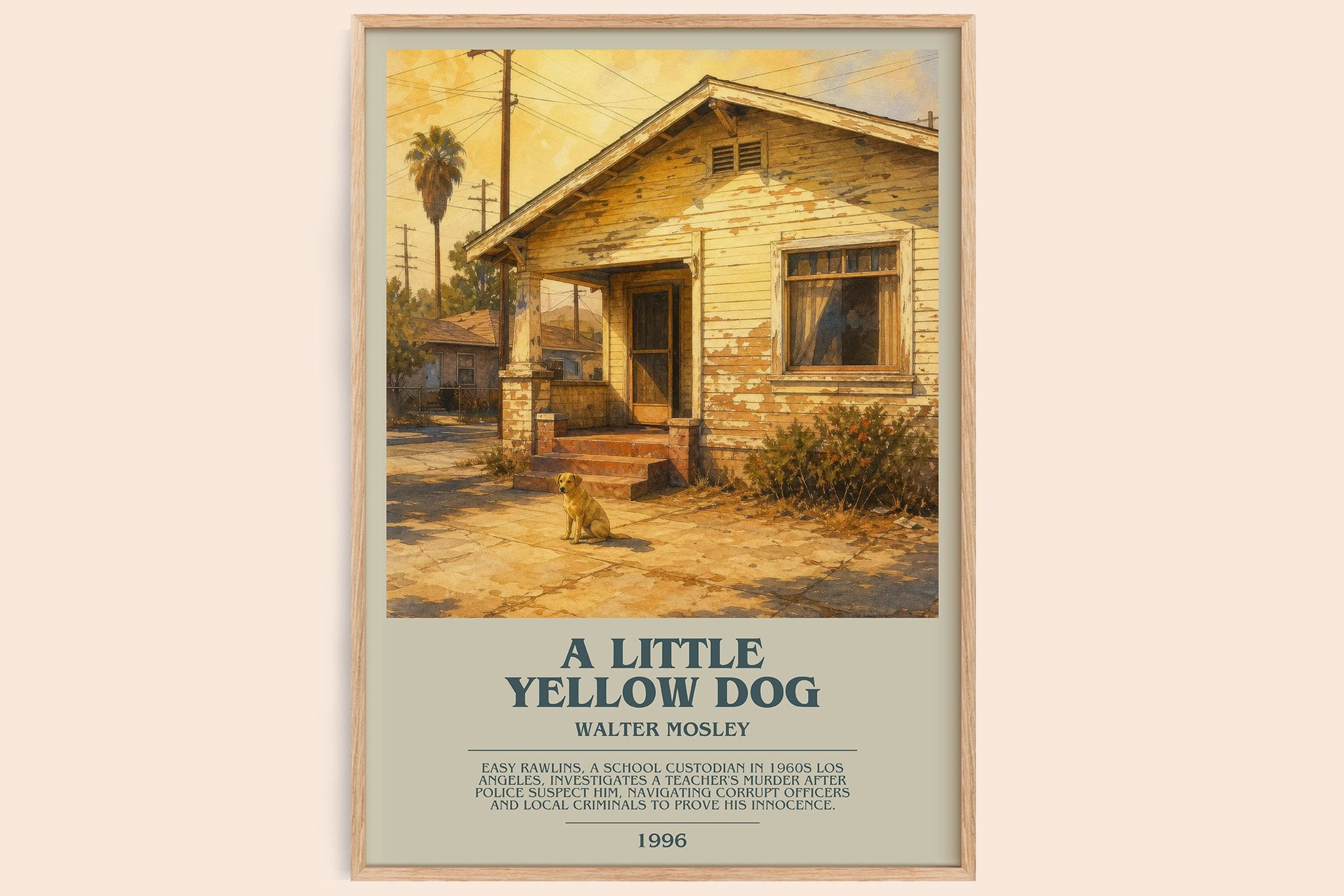 A Little Yellow Dog Bookish Wall Art by Walter Mosley