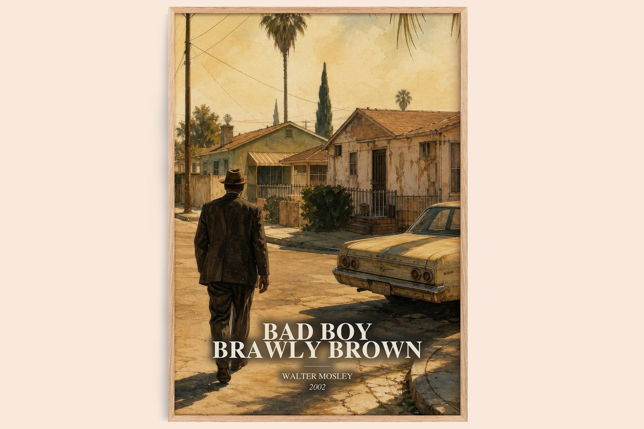 Bad Boy Brawly Brown Book Watercolour Illustration by Walter Mosley