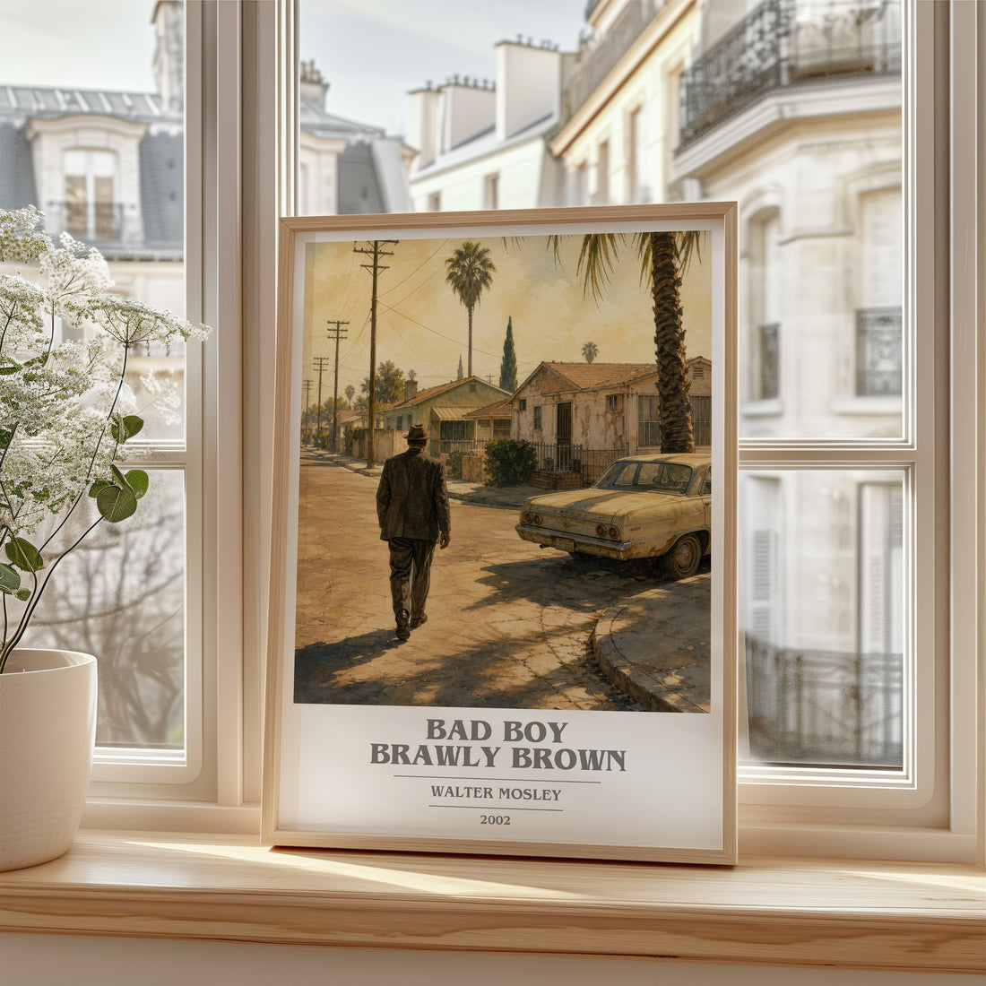Bad Boy Brawly Brown book cover poster colour and style options – Walter Mosley book art