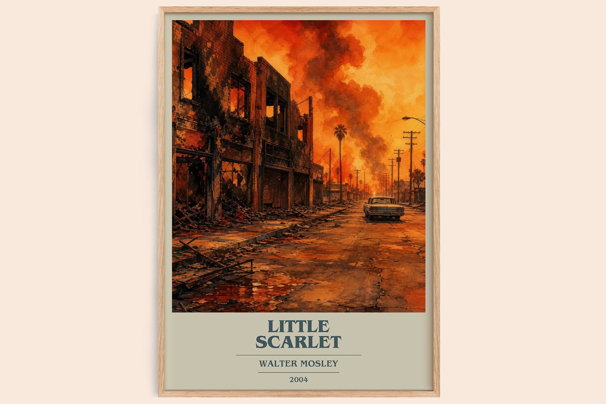 Little Scarlet Book Cover Poster by Walter Mosley