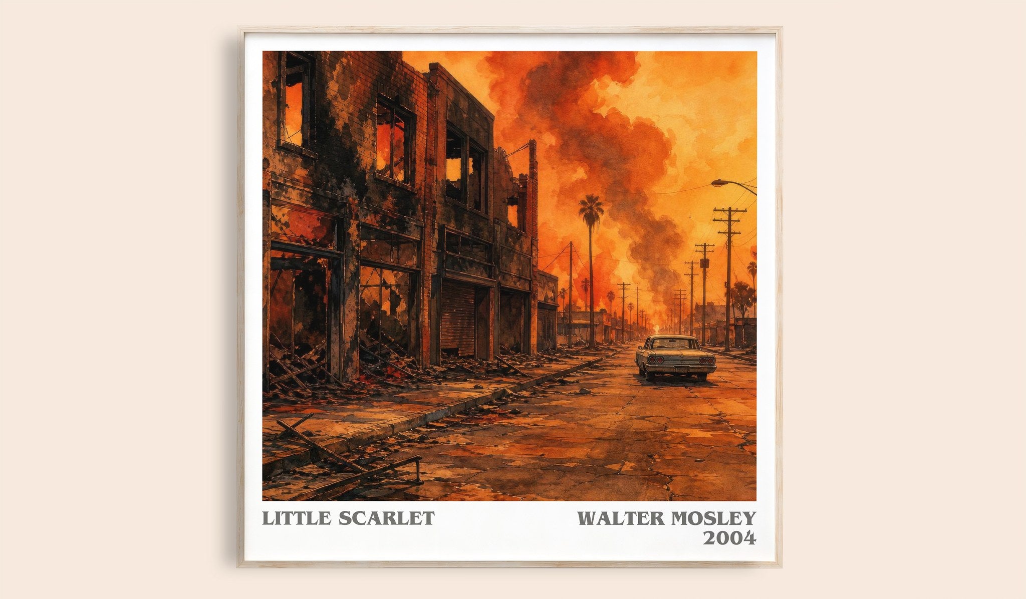Little Scarlet Literary Art Print by Walter Mosley
