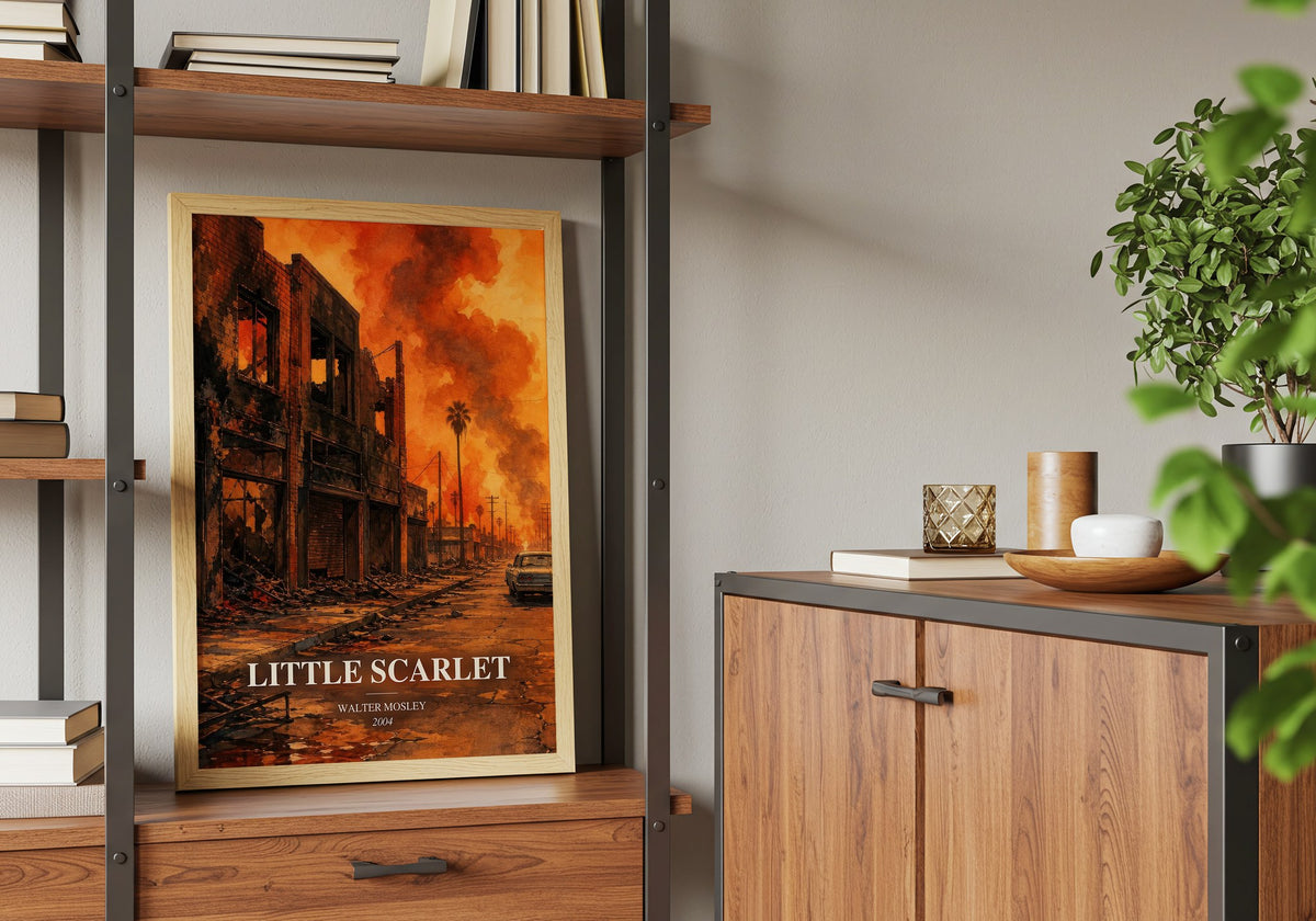 Little Scarlet book watercolour illustration paper finish options – matte satin gloss