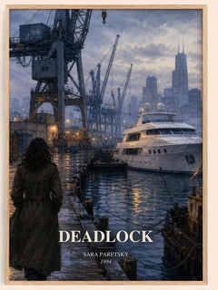 Deadlock Book Watercolour Illustration by Sara Paretsky – image 1
