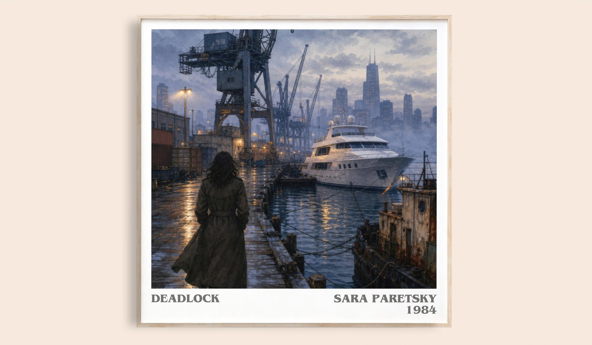 Deadlock Literary Art Print by Sara Paretsky