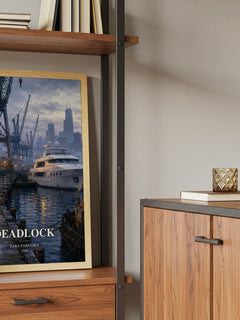 Deadlock Book Watercolour Illustration by Sara Paretsky – image 3