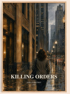 Killing Orders Book Watercolour Illustration by Sara Paretsky – image 1