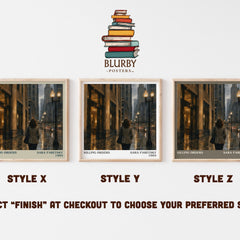 Killing Orders literary print in frame leaning in hallway – crime wall art