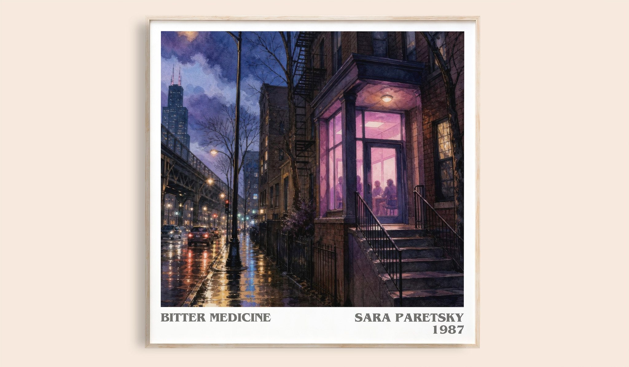 Bitter Medicine Literary Art Print by Sara Paretsky