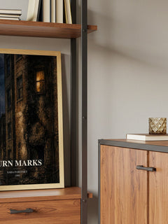 Burn Marks book watercolour illustration paper finish options – matte satin gloss