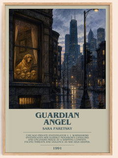 Guardian Angel Bookish Wall Art by Sara Paretsky – image 1