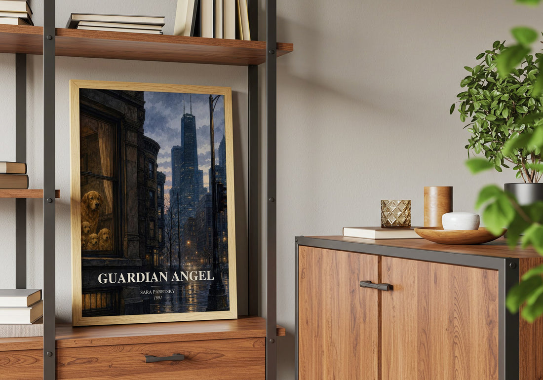 Guardian Angel book watercolour illustration paper finish options – matte satin gloss