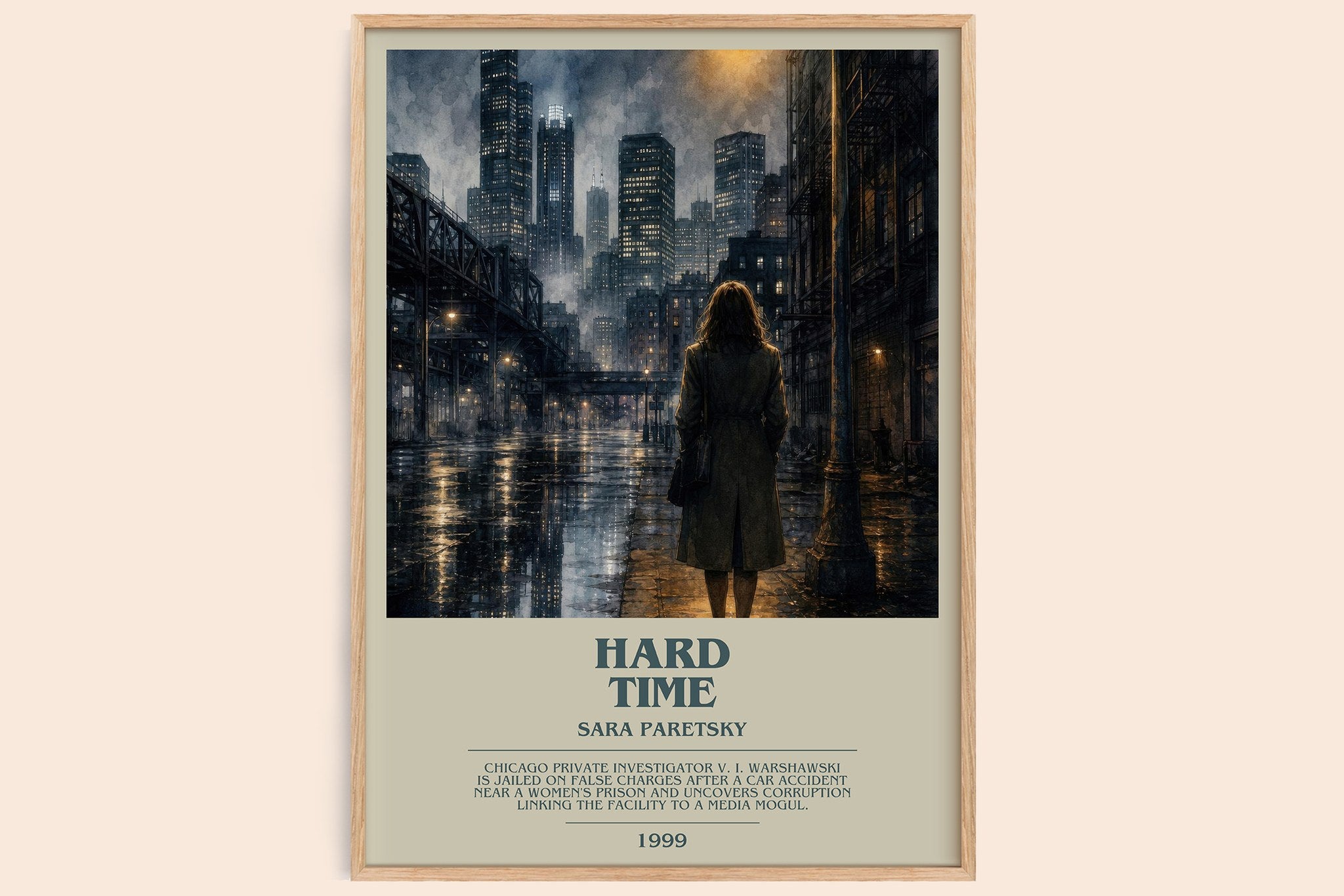Hard Time Bookish Wall Art by Sara Paretsky