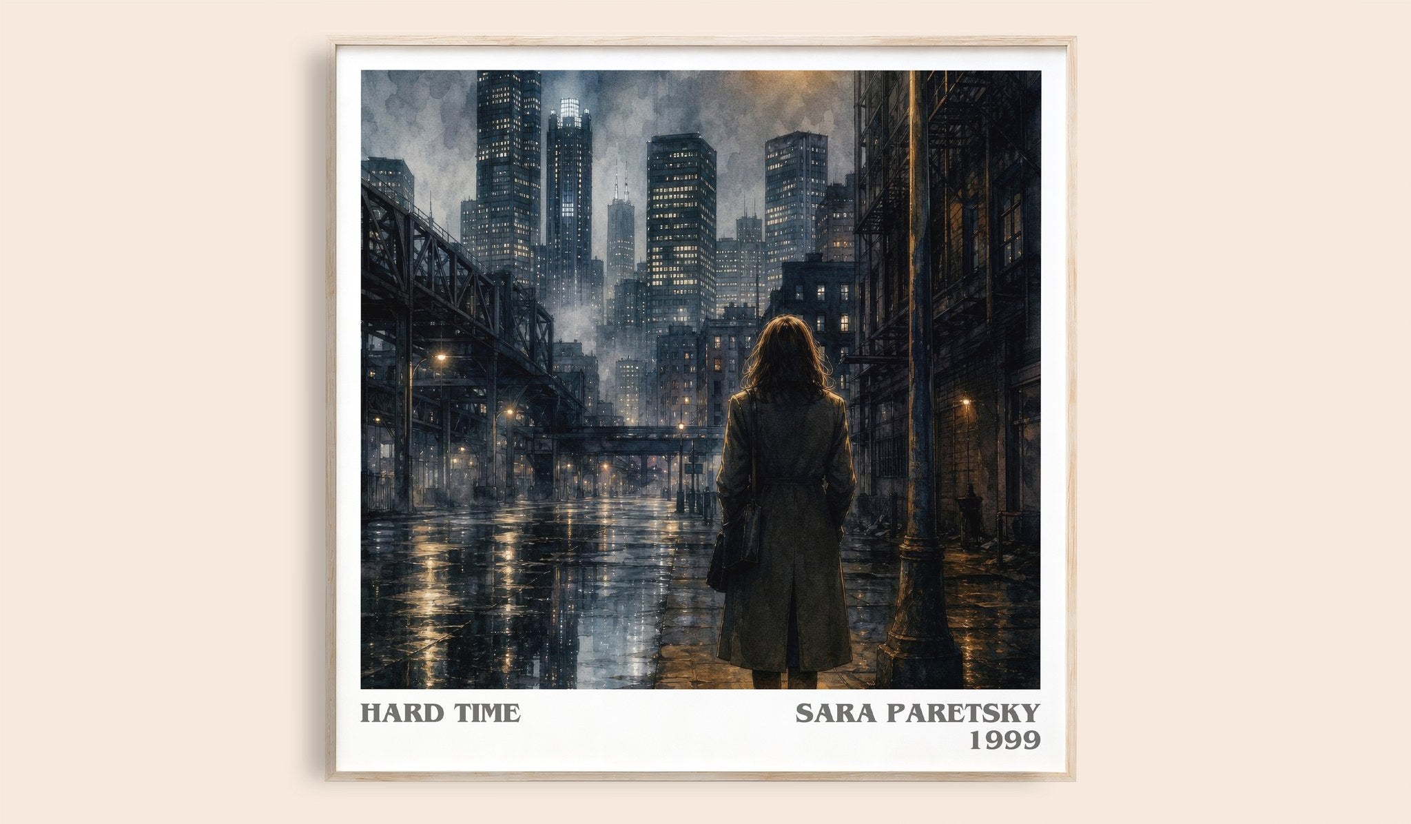 Hard Time Literary Art Print by Sara Paretsky