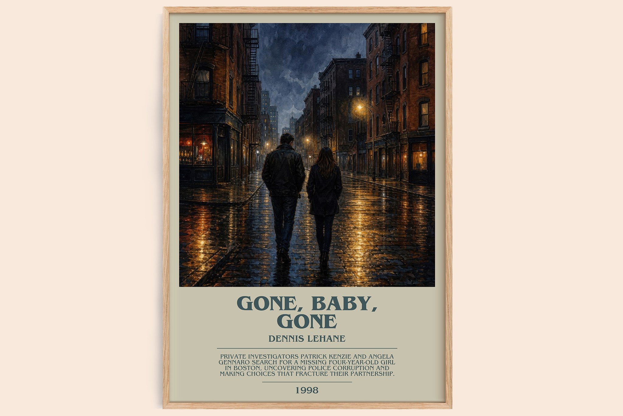 Gone, Baby, Gone Bookish Wall Art by Dennis Lehane