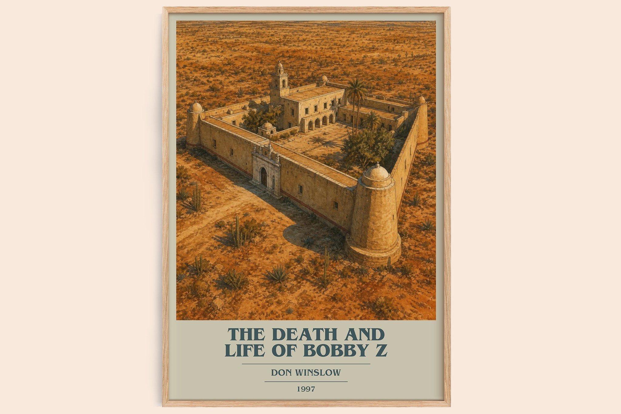 The Death and Life of Bobby Z Book Cover Poster by Don Winslow