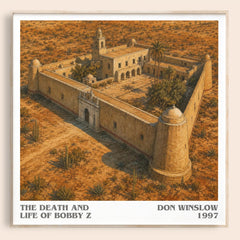 The Death and Life of Bobby Z literary book poster by Don Winslow – framed literary art print