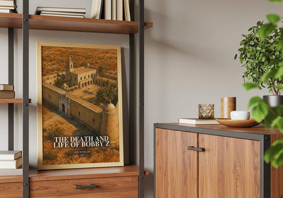 The Death and Life of Bobby Z book watercolour illustration paper finish options – matte satin gloss