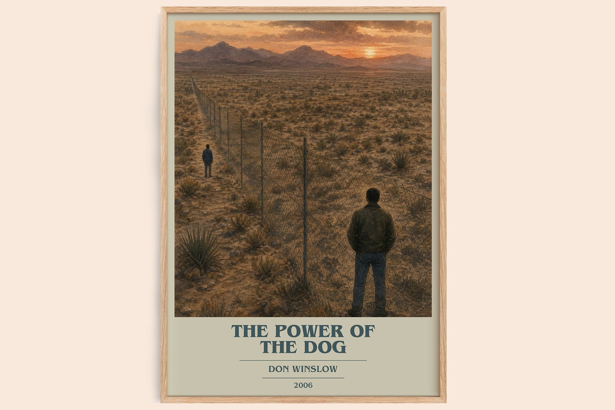 The Power of the Dog Book Cover Poster by Don Winslow