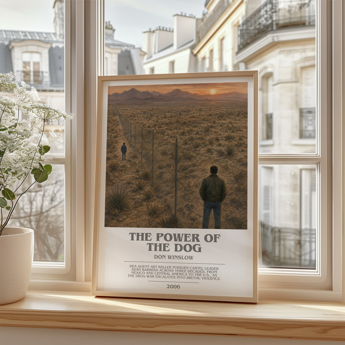 The Power of the Dog bookish poster colour and style options – Don Winslow book art