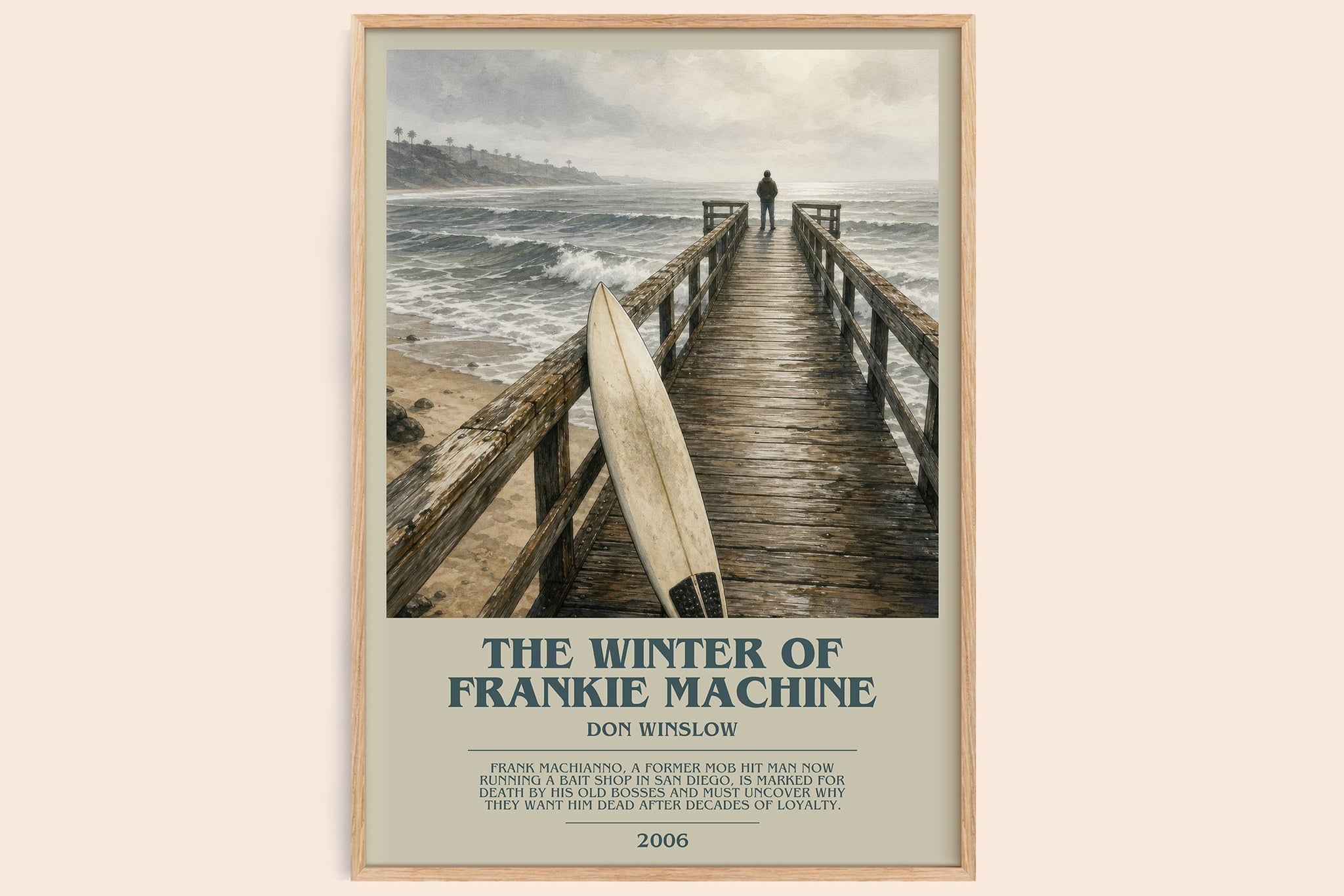 The Winter of Frankie Machine Bookish Wall Art by Don Winslow