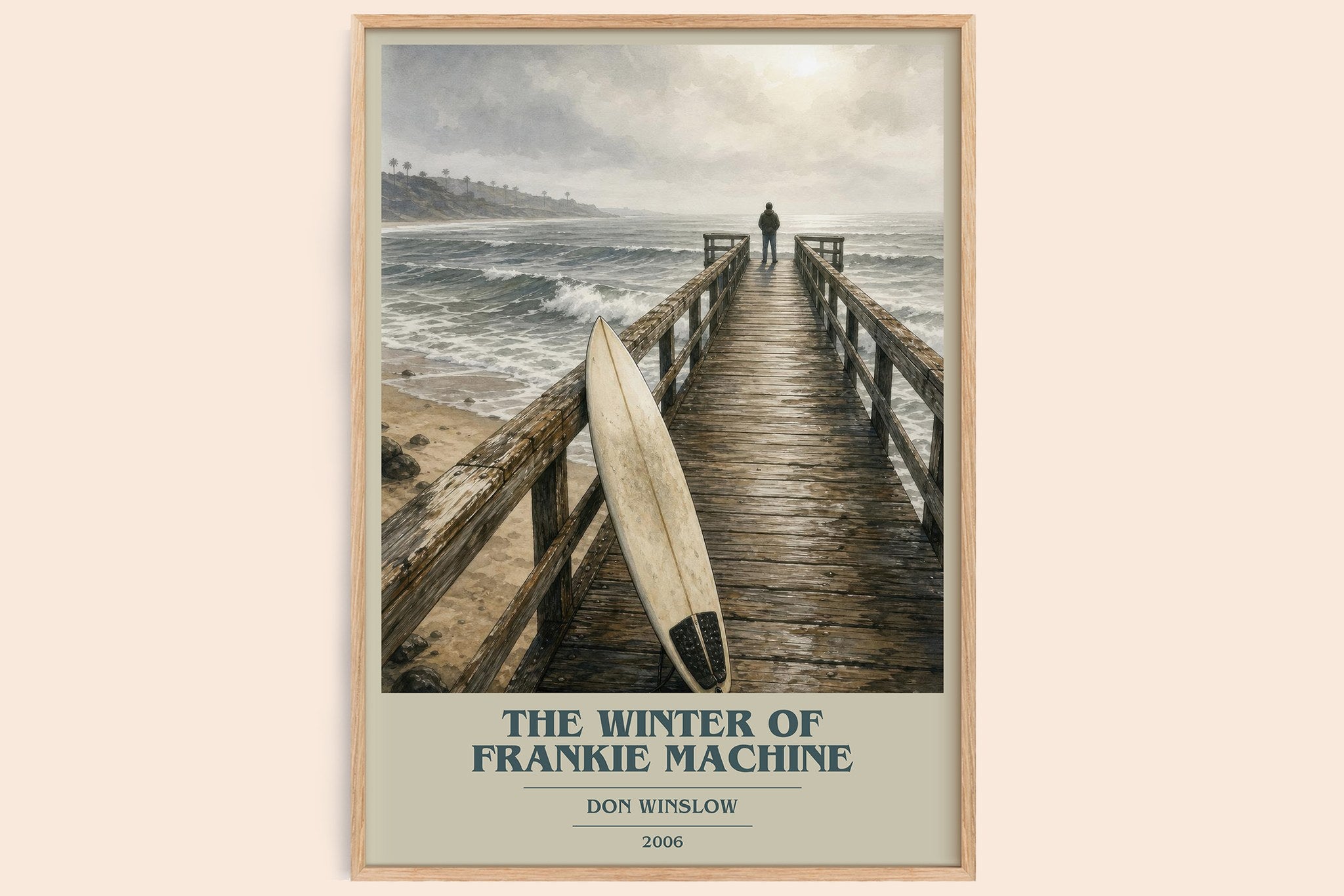 The Winter of Frankie Machine Book Cover Poster by Don Winslow