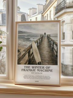 The Winter of Frankie Machine bookish poster colour and style options – Don Winslow book art