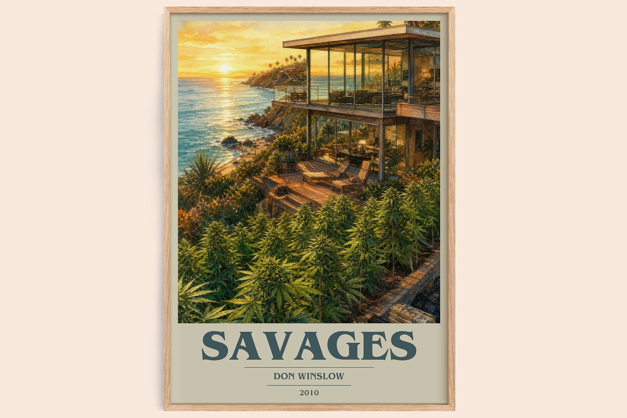 Savages Book Cover Poster by Don Winslow
