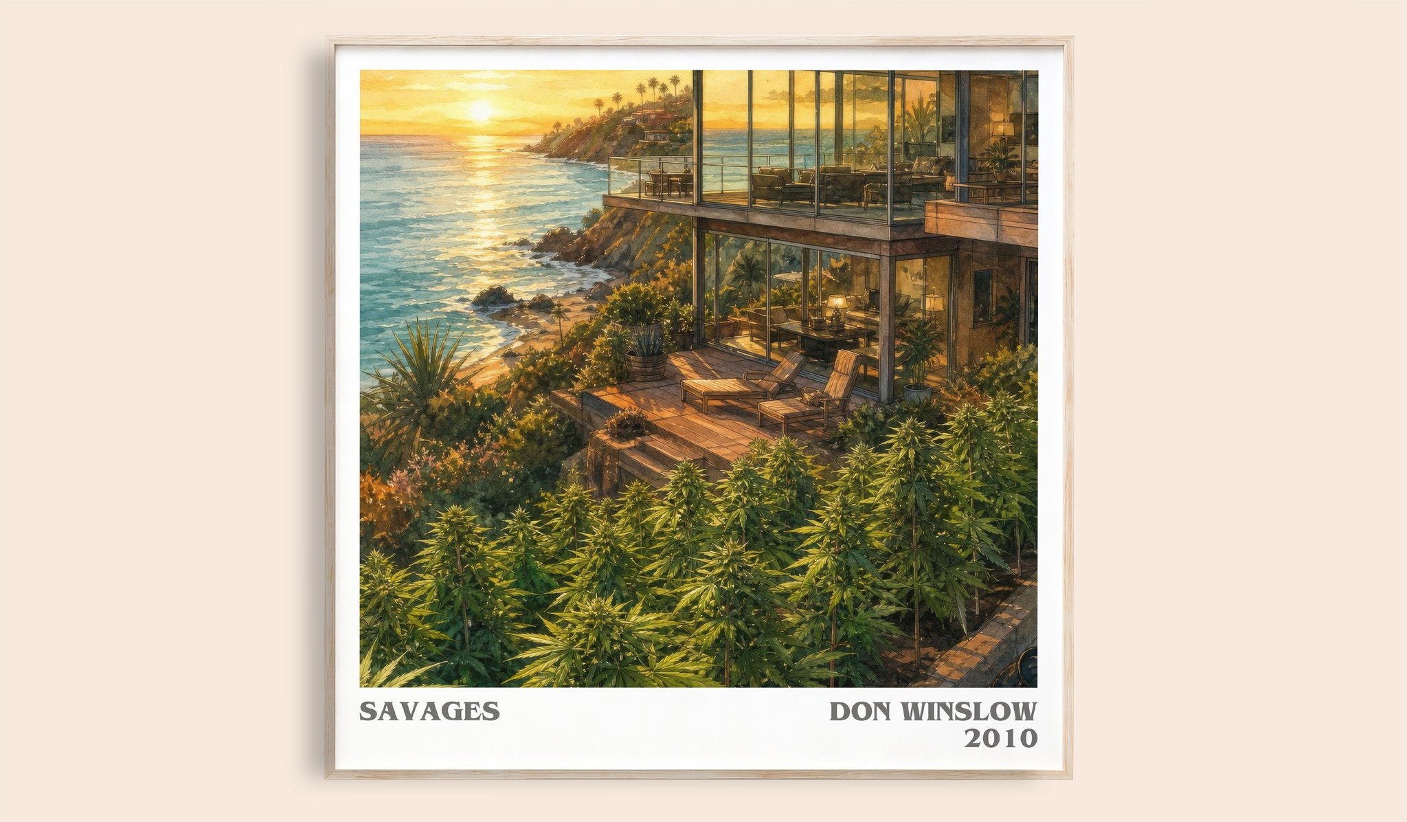 Savages Literary Art Print by Don Winslow