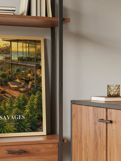 Savages book watercolour illustration paper finish options – matte satin gloss