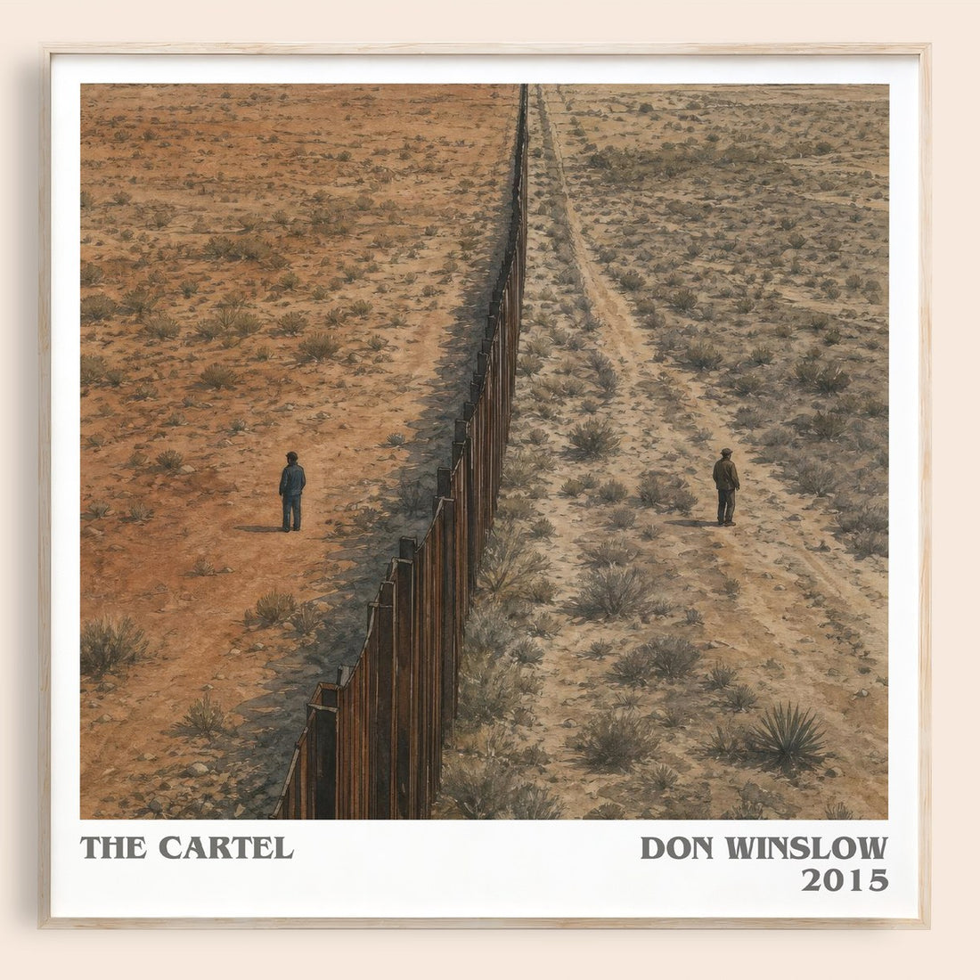 The Cartel literary book poster by Don Winslow – framed literary art print