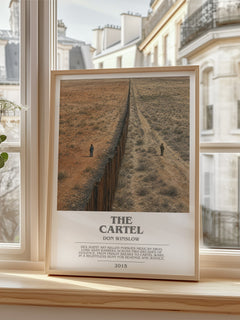 The Cartel bookish poster colour and style options – Don Winslow book art