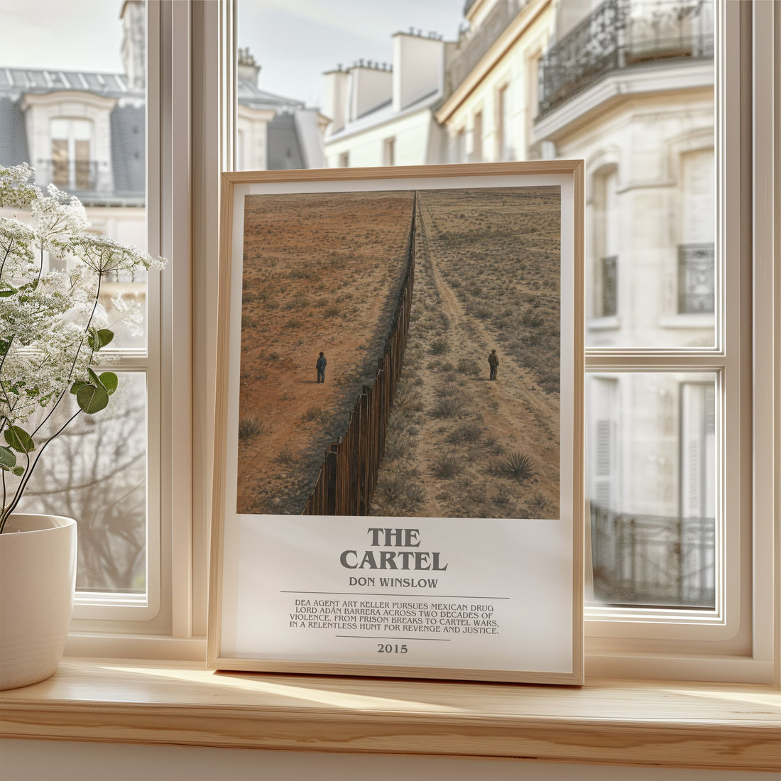 The Cartel bookish poster colour and style options – Don Winslow book art