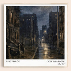 The Force literary book poster by Don Winslow – framed literary art print
