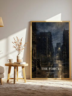 The Force watercolour print in frame leaning in hallway – crime wall art
