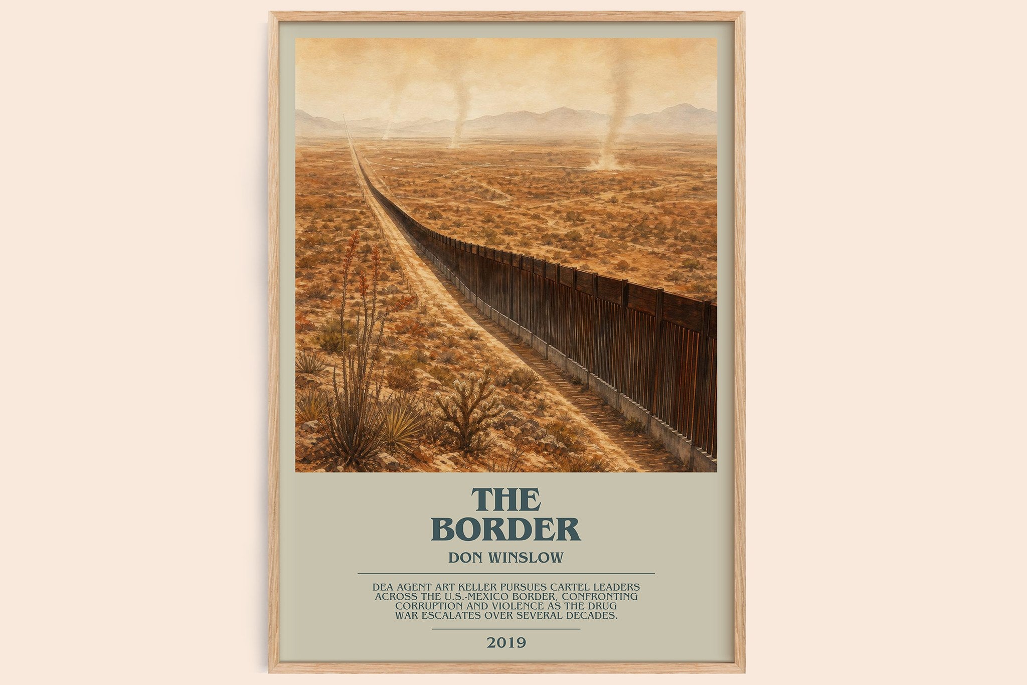 The Border Bookish Wall Art by Don Winslow