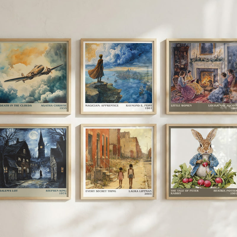 Every Secret Thing literary art print colour and style options – Laura Lippman book art