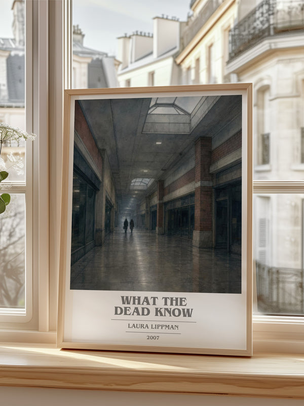 What the Dead Know book cover poster colour and style options – Laura Lippman book art