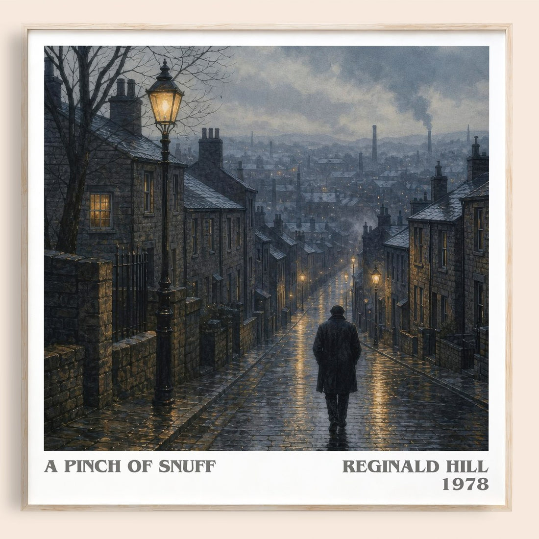 A Pinch of Snuff literary book poster by Reginald Hill – framed literary art print